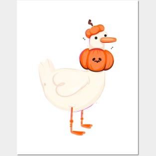 Pumpkin Goose Posters and Art